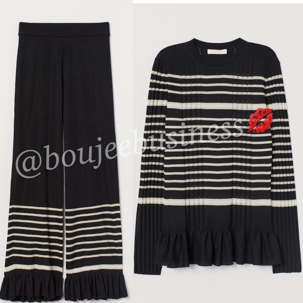 H&M Fine-Knit Top + Pants Co-ord Set - Picture 16 of 16